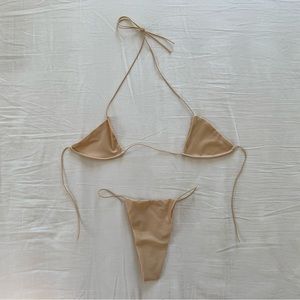 Oh Polly DAYDREAMING Bikini Set size XS Sand